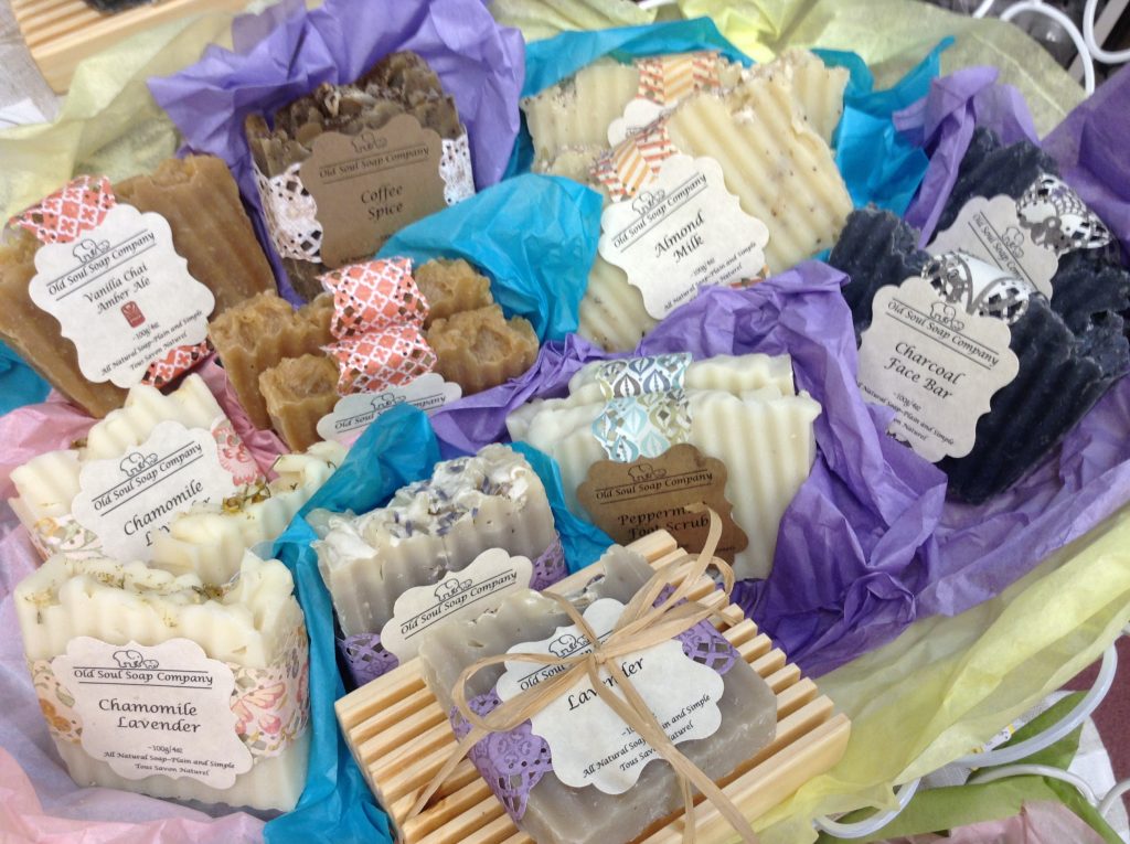 Locally made Soaps